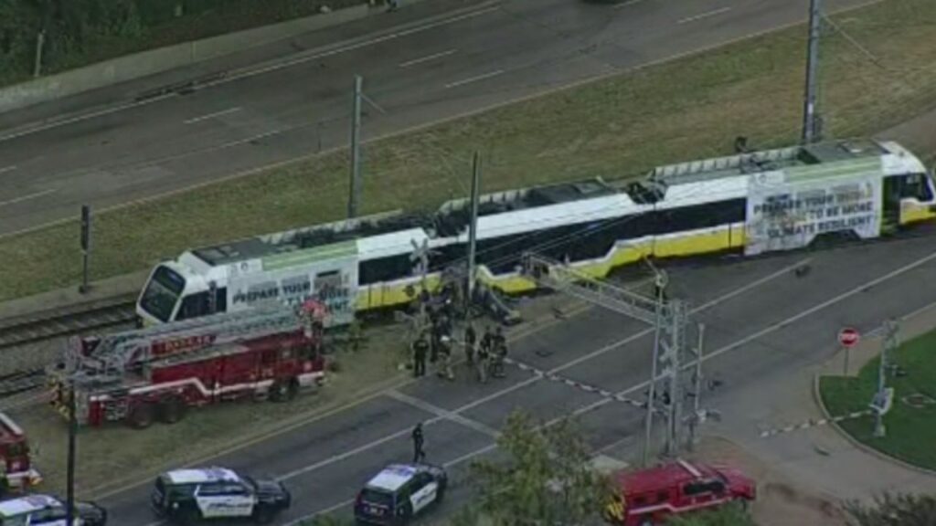 DART Train Crashes Into Car Near Buckner Station, Driver Critically Injured