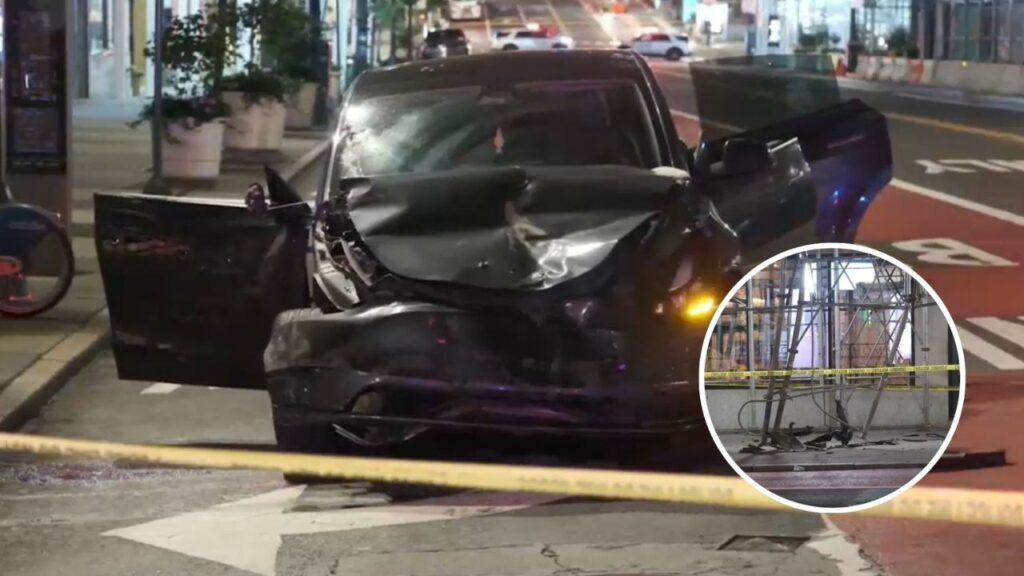 27-Year-Old Passenger Killed After Allegedly Drunk Tesla Driver Crashes Into Scaffolding in Midtown Manhattan