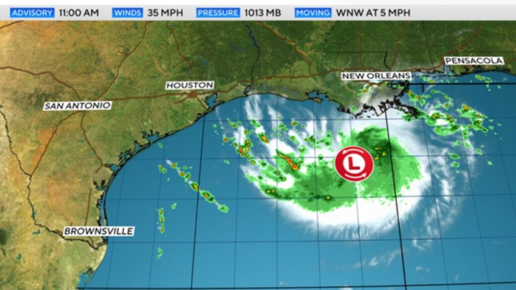 Tropical Storm Dolly Remnants Head Toward Florida Region as Rain Chances Rise and Flooding Threat Grows